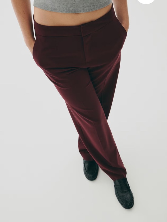 NWT Burgundy Dress Pants. NEW - Picture 3 of 12